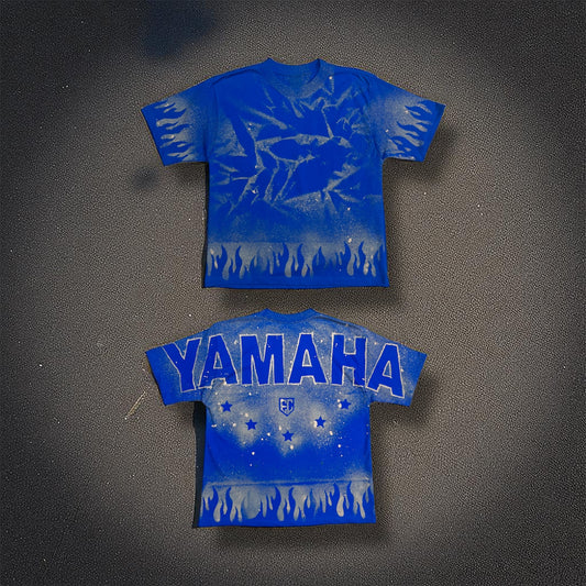 Blue Oversize Tie-Die EC T-Shirt